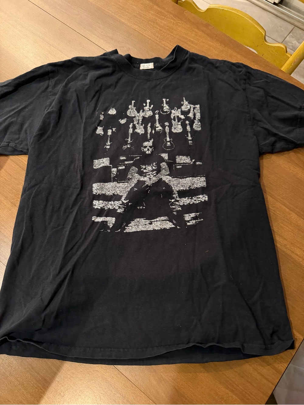 Women’s John Galt Black Guitars Tee